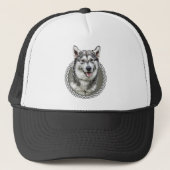 Alaskan Malamute 001 Trucker Pet (Voorkant)