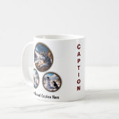 Alaskan Malamute 6-Afbeelding koffie Mok ontwerp (Voorkant links)