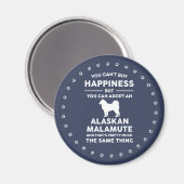 Alaskan Malamute Adoption Happiness Magneet (Voorkant / Achterkant)