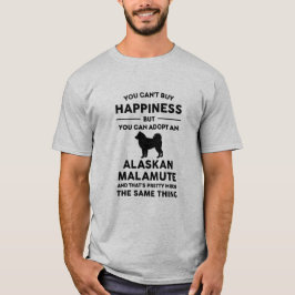 Alaskan Malamute Adoption Happiness T-shirt