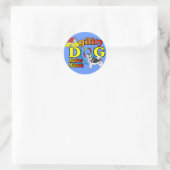 Alaskan Malamute Agility Gifts Ronde Sticker (Tas)