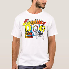 Alaskan Malamute Agility Gifts T-shirt
