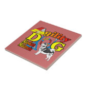 Alaskan Malamute Agility Tegeltje (Zijkant)