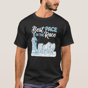 alaskan malamute alaskan husky dog sled rider husc t-shirt
