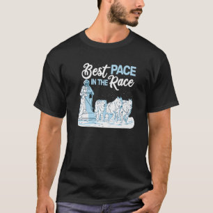 alaskan malamute alaskan husky dog sled rider husc t-shirt