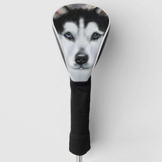 Alaskan Malamute Angel Golfheadcover (Voorkant)