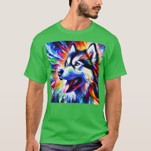 Alaskan Malamute Art T-shirt