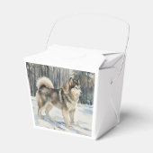 Alaskan Malamute Bedankdoosjes (Voorkant Zijde)