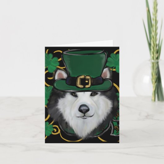 Alaskan Malamute Bedankkaart (Voorkant)