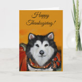 Alaskan Malamute Bedankkaart (Voorkant)