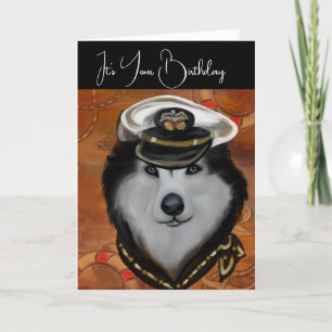 Alaskan Malamute Bedankkaart
