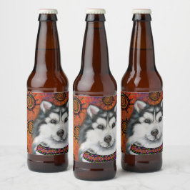 ALASKAN MALAMUTE BIER ETIKET