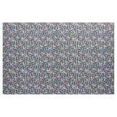 Alaskan Malamute bloemenmarine Stof (Fat Quarter)