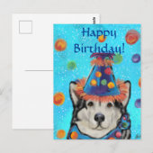 Alaskan Malamute Briefkaart (Voorkant / Achterkant)