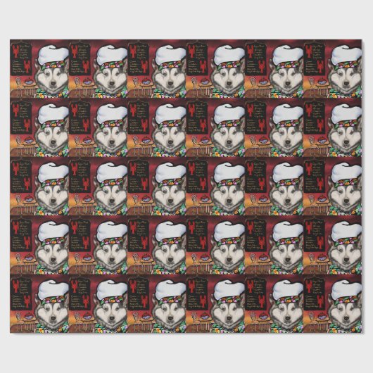 Alaskan Malamute Cadeaupapier (Vlak)