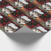 Alaskan Malamute Cadeaupapier (Hoek)