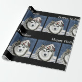 Alaskan Malamute Cadeaupapier (Uitgerold)