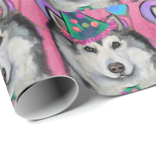 ALASKAN MALAMUTE CADEAUPAPIER (Rol Hoek)