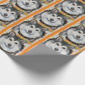 Alaskan Malamute Cadeaupapier (Hoek)