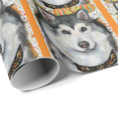 Alaskan Malamute Cadeaupapier (Rol Hoek)