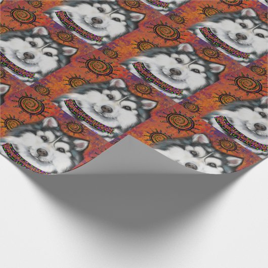 ALASKAN MALAMUTE CADEAUPAPIER (Hoek)