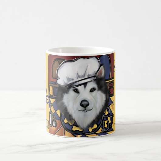 Alaskan Malamute Chef Koffiemok (Center)