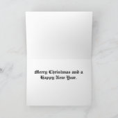 Alaskan Malamute Christmas Kaart (Binnen)