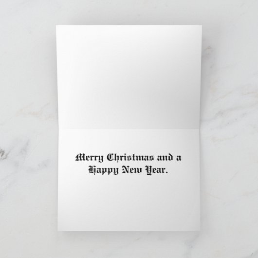 Alaskan Malamute Christmas Kaart (Binnen)