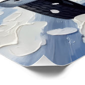 Alaskan Malamute Christmas Red Truck Holiday Perfect Poster (Hoek)