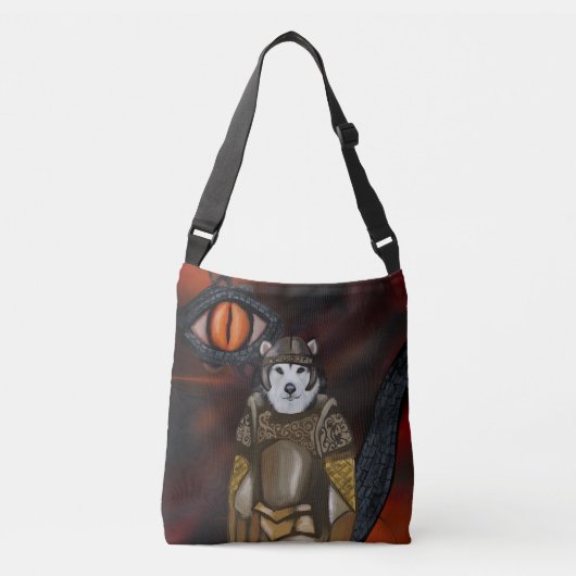 Alaskan Malamute Crossbody Tas (Voorkant)