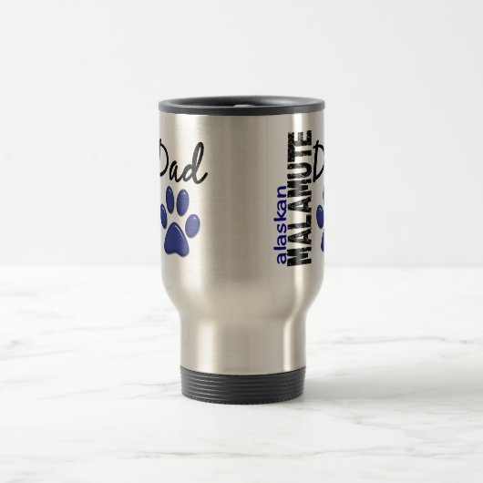 Alaskan Malamute Dad 2 Reisbeker (Center)