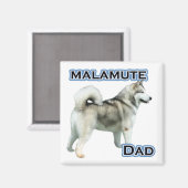 Alaskan Malamute Dad 4 - Magneet (Voorkant / Achterkant)