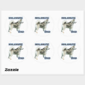 Alaskan Malamute Dad 4 - Sticker (Vel)