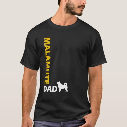 Alaskan Malamute Dad T-shirt (Voorkant)