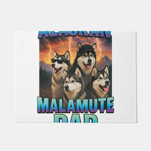 Alaskan Malamute Deurmat (Voorkant)