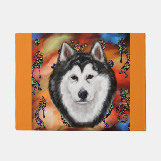 Alaskan Malamute Deurmat (Voorkant)