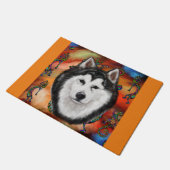 Alaskan Malamute Deurmat (Schuin)