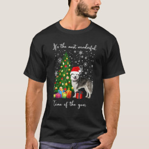 Alaskan Malamute doet de mooiste tijd van T-shirt