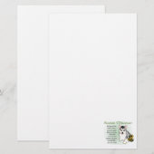 Alaskan Malamute Dog Art Briefpapier (Voorkant / Achterkant)