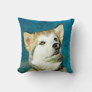 Alaskan Malamute Dog Art Kussen