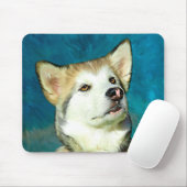 Alaskan Malamute Dog Art Muismat (Met muis)