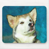 Alaskan Malamute Dog Art Muismat (Voorkant)