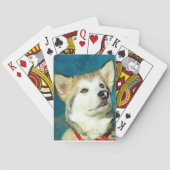 Alaskan Malamute Dog Art Pokerkaarten (Achterkant)