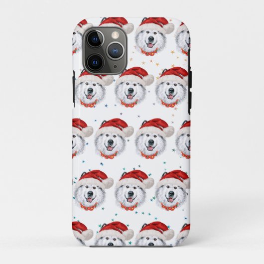 Alaskan Malamute Dog Breed Christmas Stars Case-Mate iPhone Case (Achterkant)