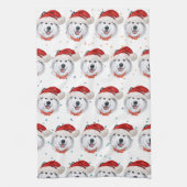 Alaskan Malamute Dog Breed Christmas Stars Theedoek (Verticaal)