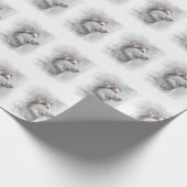 Alaskan Malamute dog Cadeaupapier (Hoek)