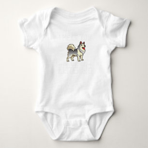 Alaskan Malamute Dog Gift Puppies Owner Lover Romper