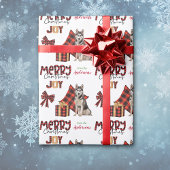 Alaskan Malamute Dog Holiday Tree Cadeaupapier