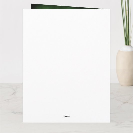 Alaskan Malamute dog in St. Patrick's Day Dress Kaart (Achterkant)