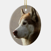 Alaskan Malamute Dog Keramisch Ornament (Rechts)